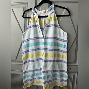 Vineyard Vines Stripe Cotton Trapeze Dress